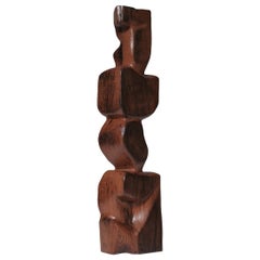 Large Abstract Wooden Sculpture, 1960s