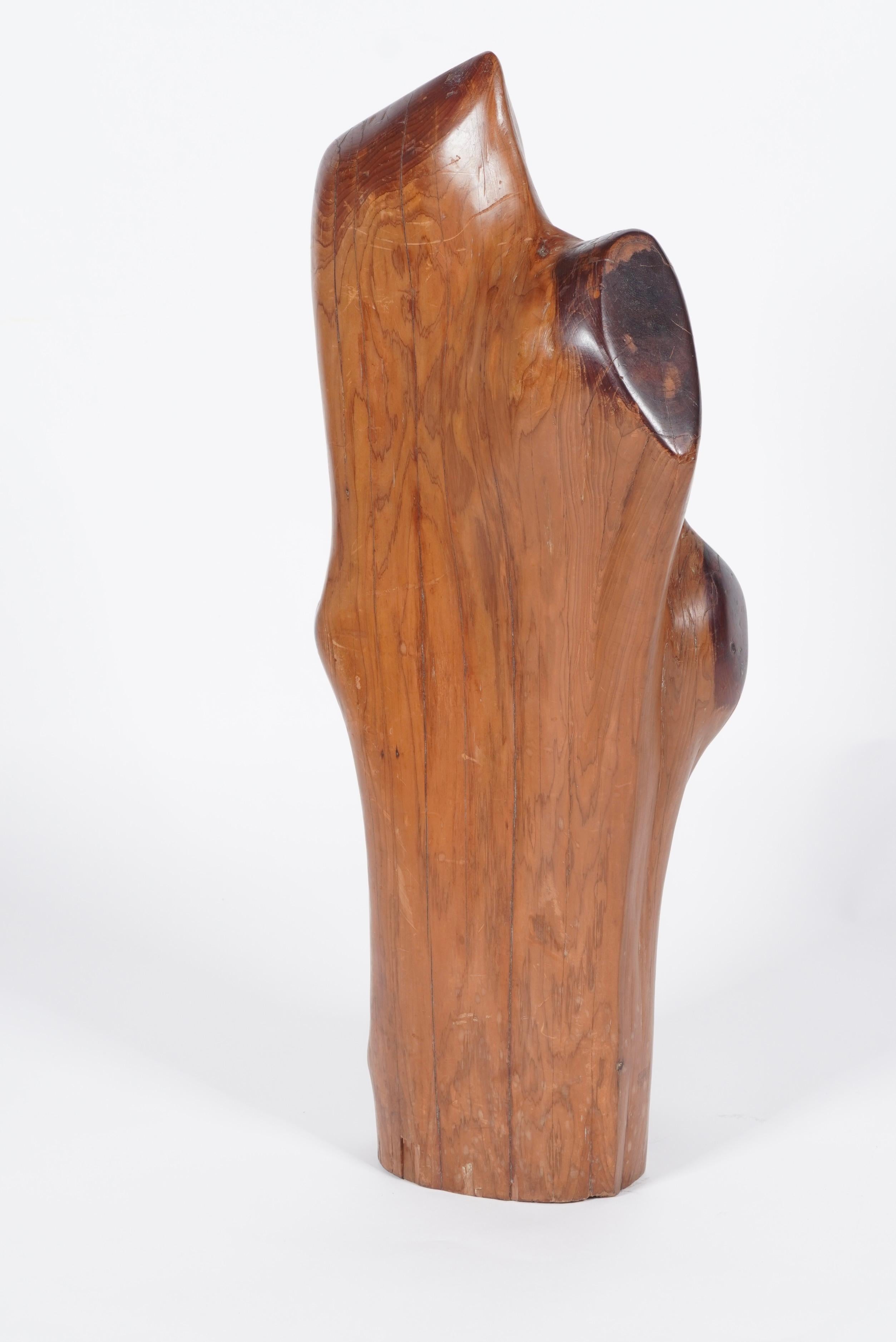 Large Abstract Wooden Sculpture In Good Condition In Oakland, CA