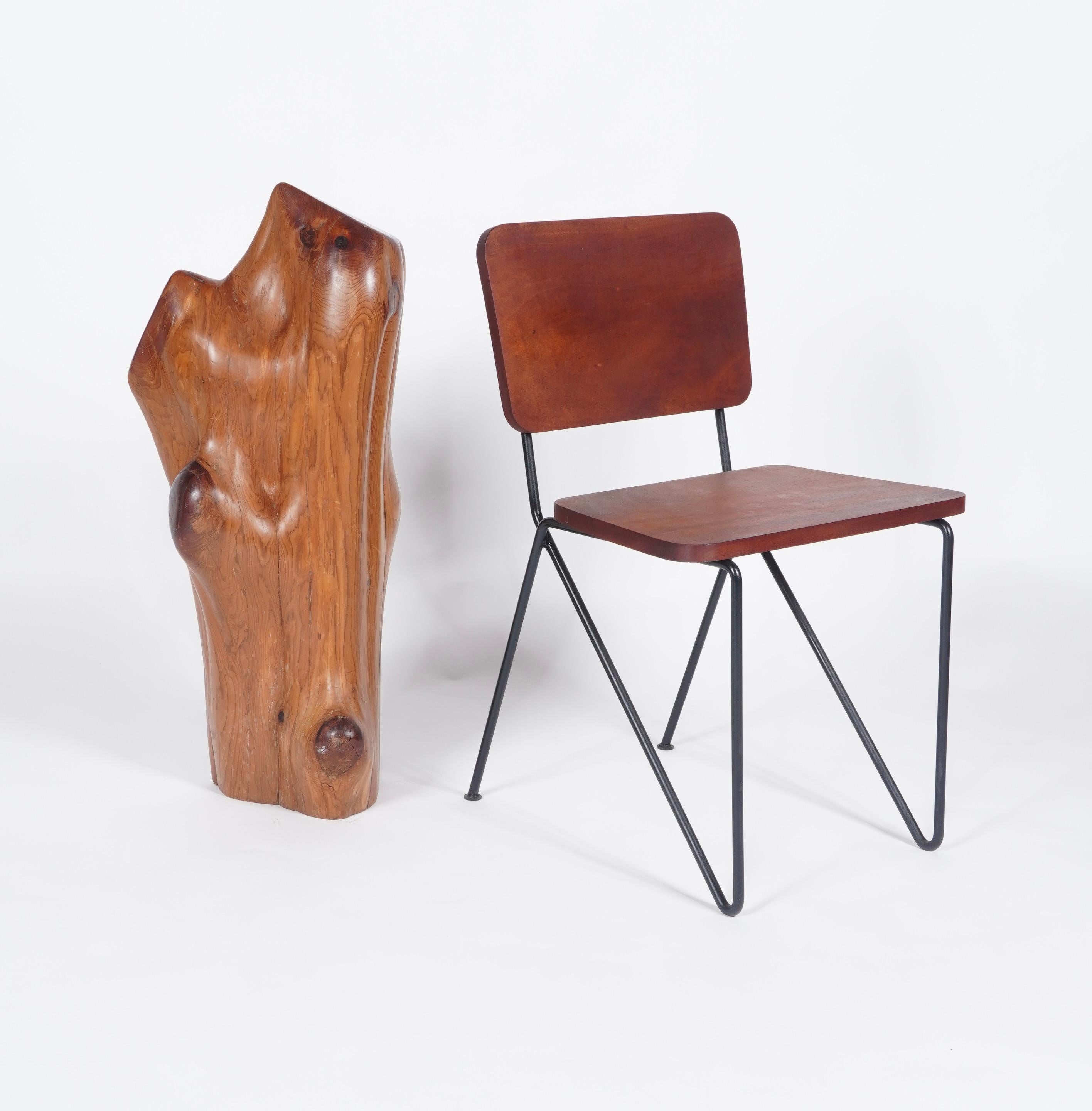 Hardwood Large Abstract Wooden Sculpture