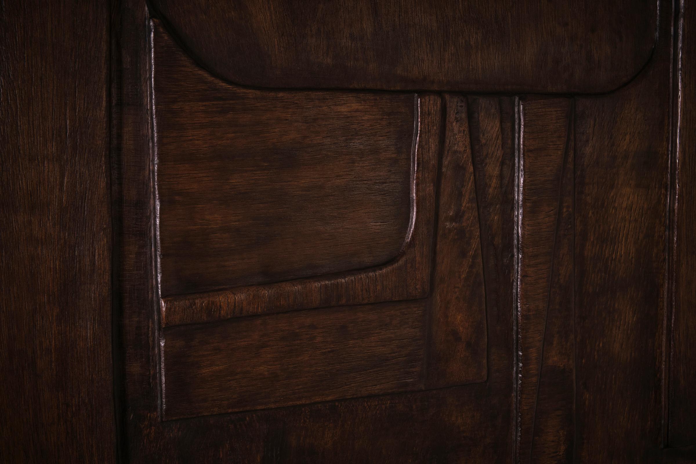 Großes abstraktes Wandrelief aus Holz von Nerone & Patuzzi für Gruppo NP2, 1960er Jahre im Angebot 4