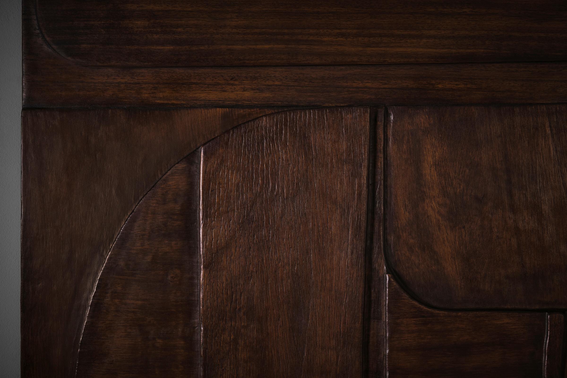 Großes abstraktes Wandrelief aus Holz von Nerone & Patuzzi für Gruppo NP2, 1960er Jahre im Angebot 6