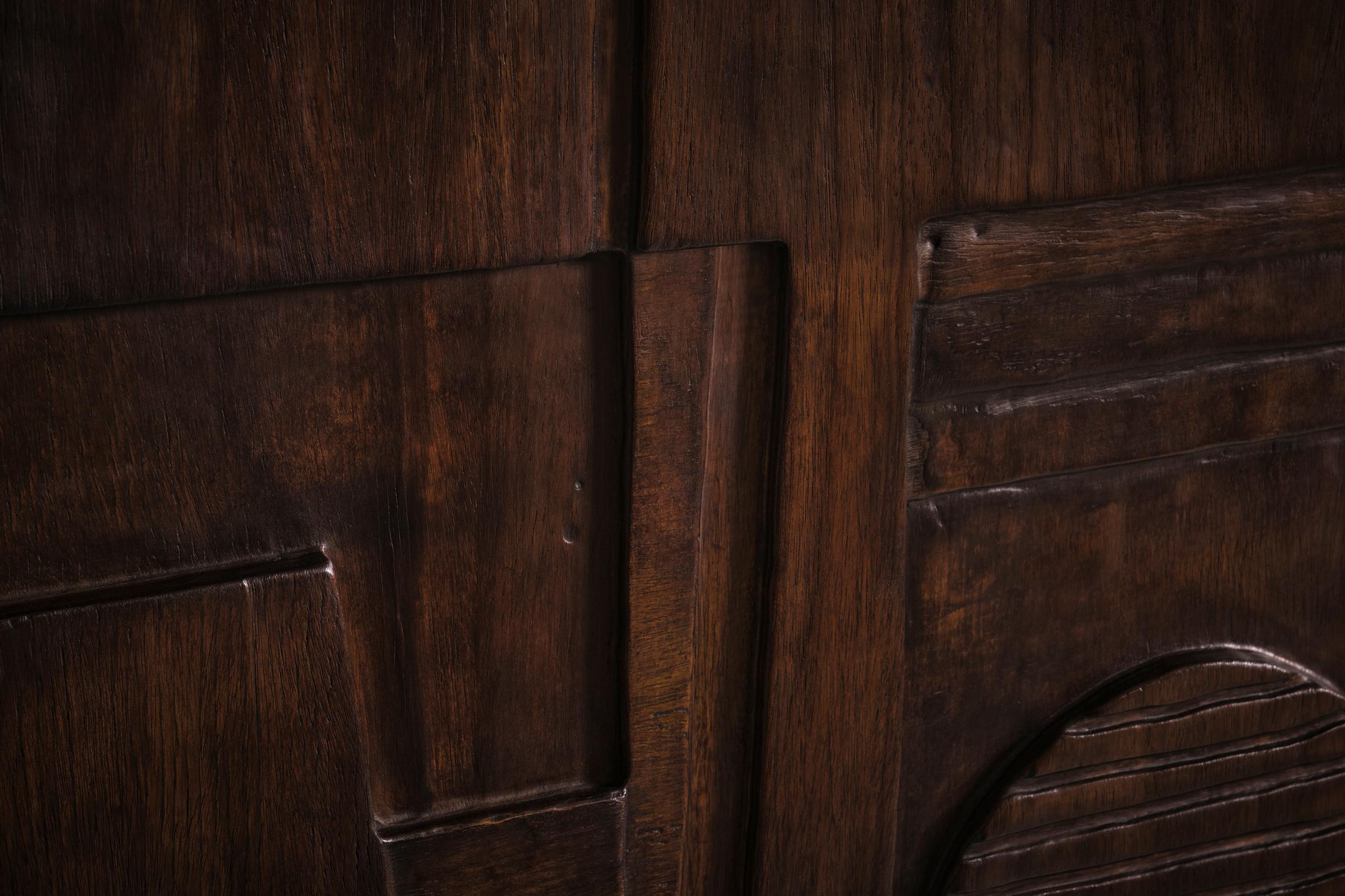 Großes abstraktes Wandrelief aus Holz von Nerone & Patuzzi für Gruppo NP2, 1960er Jahre (Italienisch) im Angebot