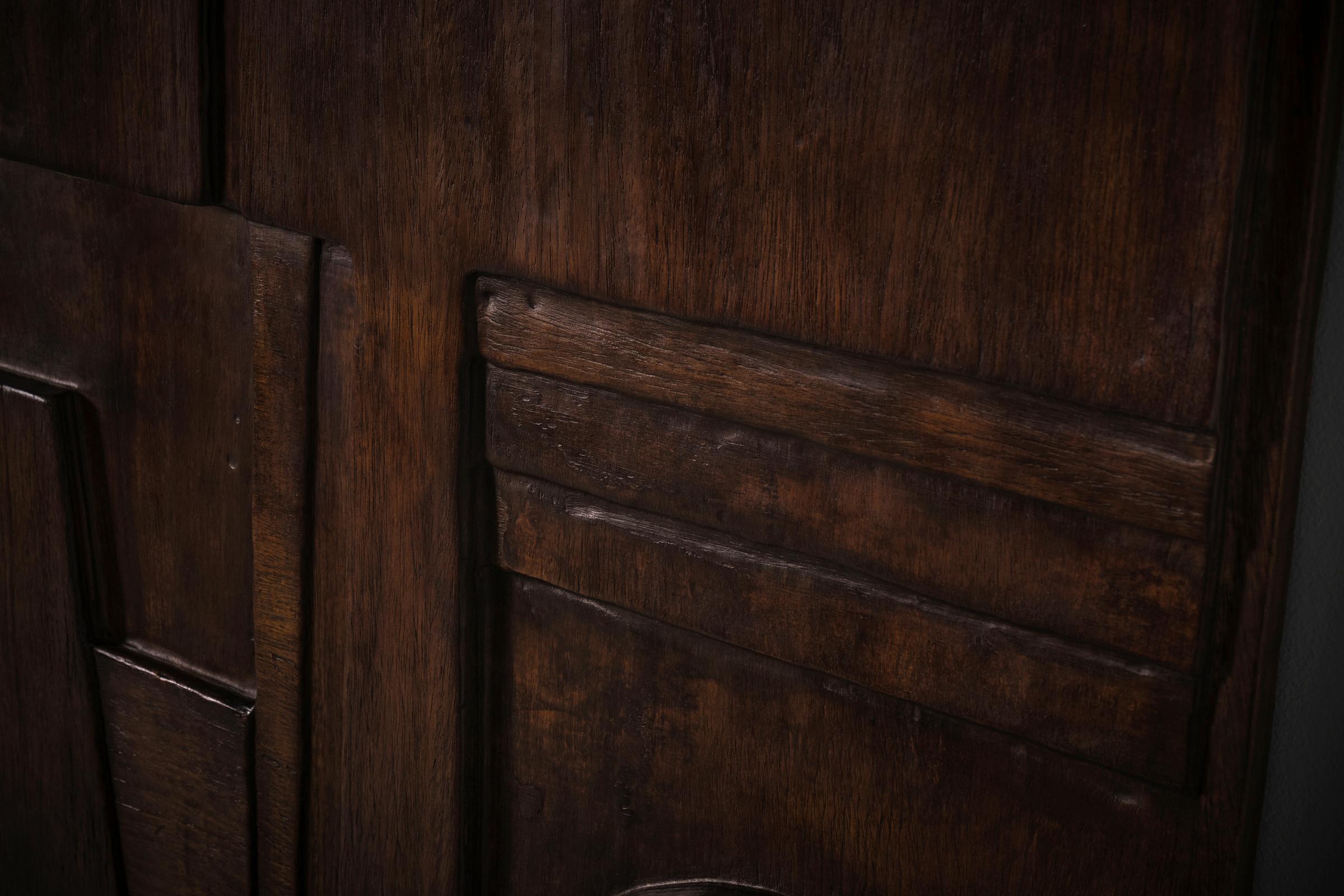 Großes abstraktes Wandrelief aus Holz von Nerone & Patuzzi für Gruppo NP2, 1960er Jahre im Angebot 1