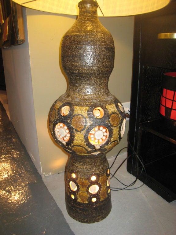 Grande lampe Georges Pelletier Bon état - En vente à Brooklyn, NY