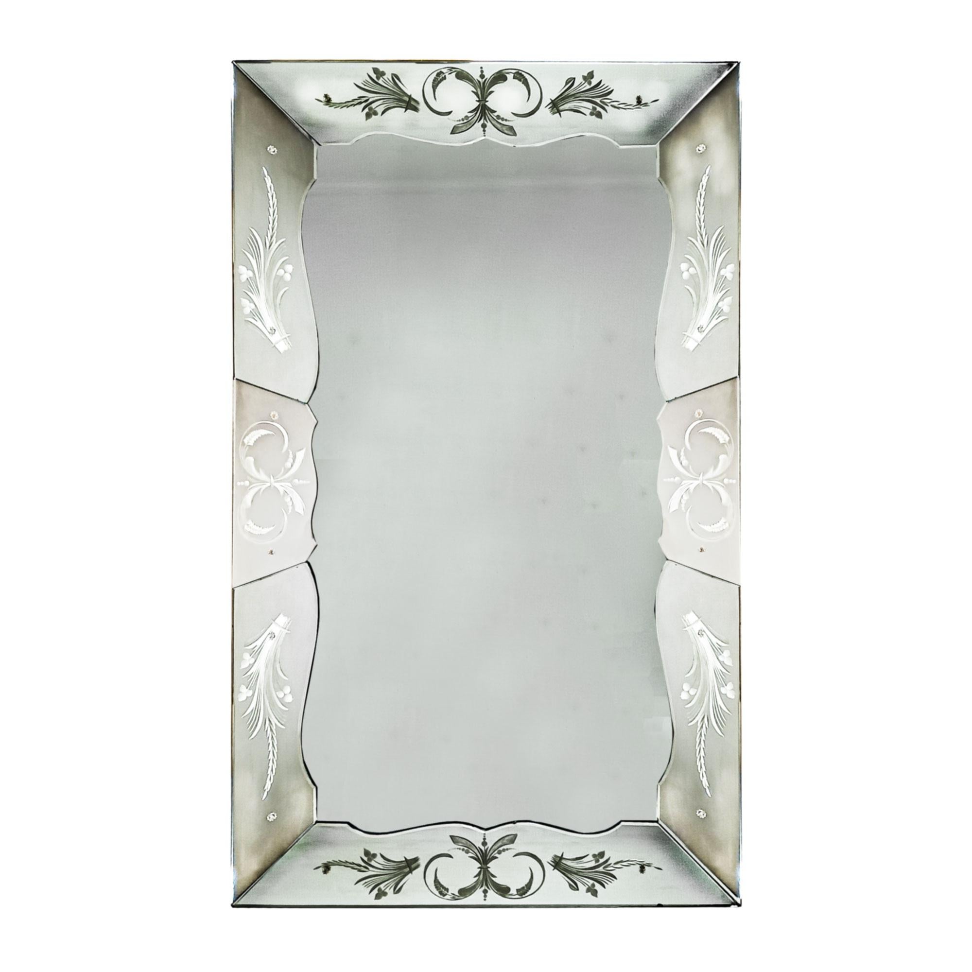 Français Grand miroir gravé à l'acide - France 1940 en vente