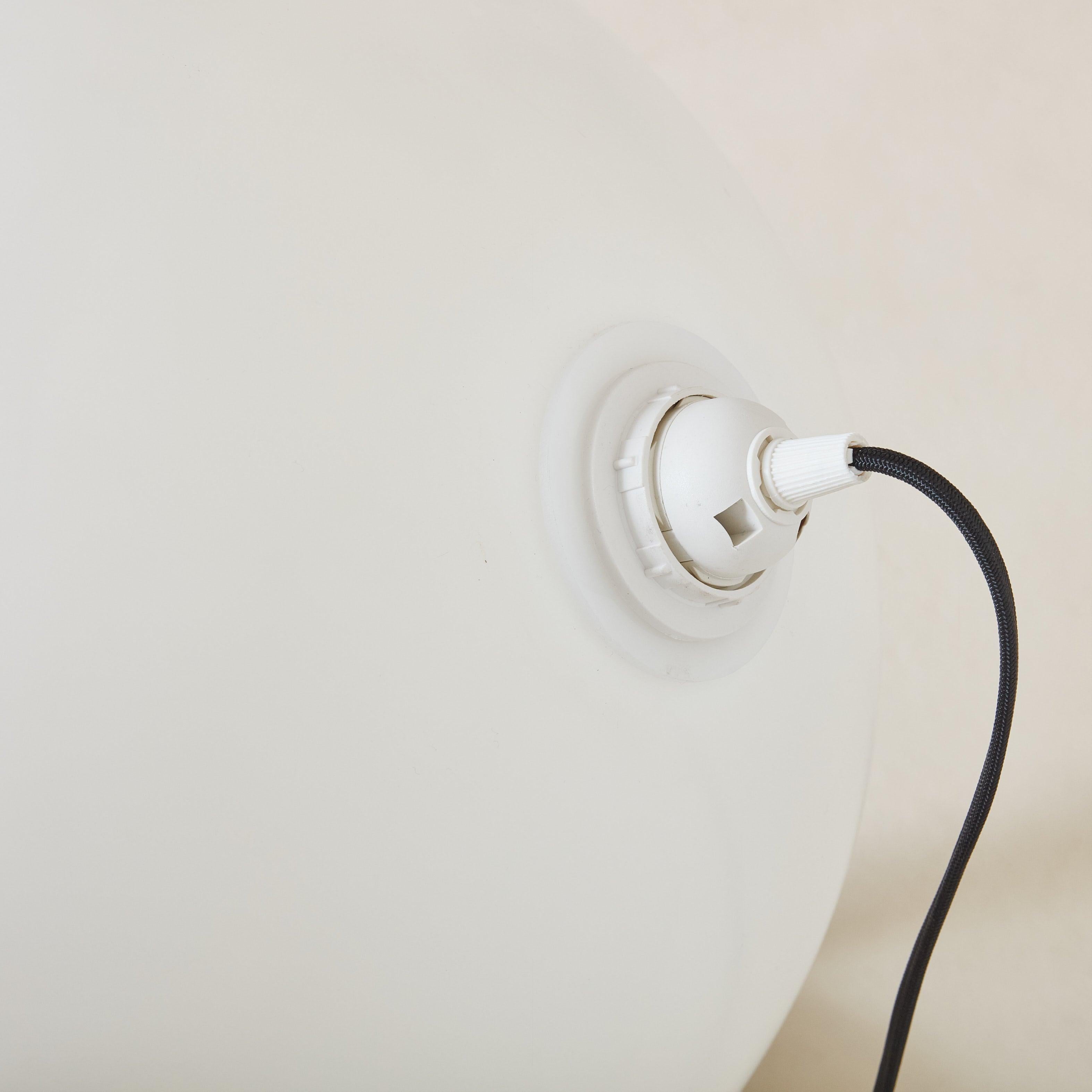Modern Large Acrylic Globe Floor Lamp Attributed to Temde Leuchten, Switzerland 1960s For Sale