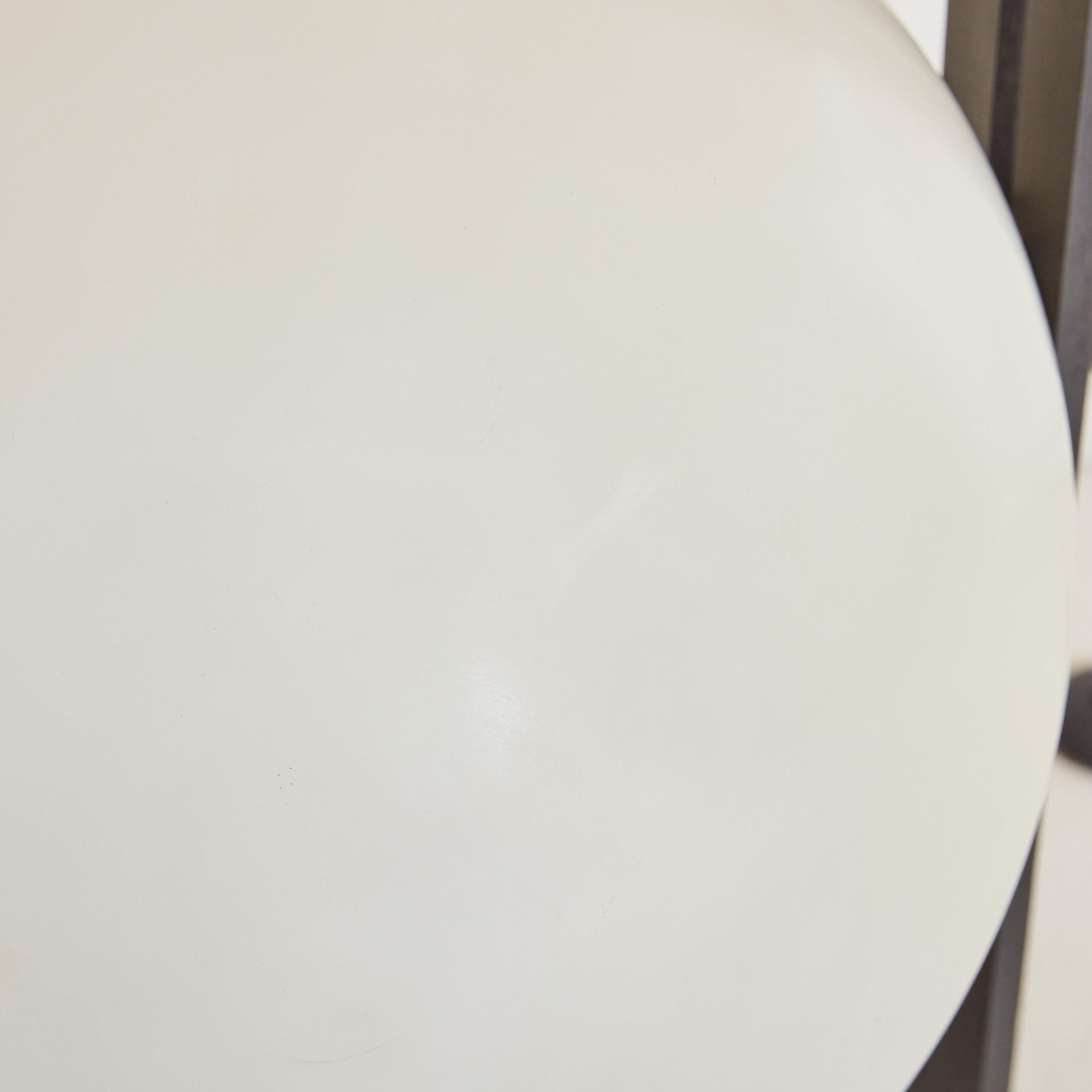 Large Acrylic Globe Floor Lamp Attributed to Temde Leuchten, Switzerland 1960s For Sale 3