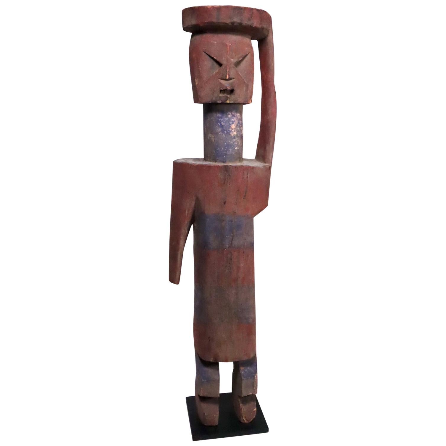 Large Adan Figure Ghana Togo West African Tribal Art Aka Adja Ada TOTEM For Sale