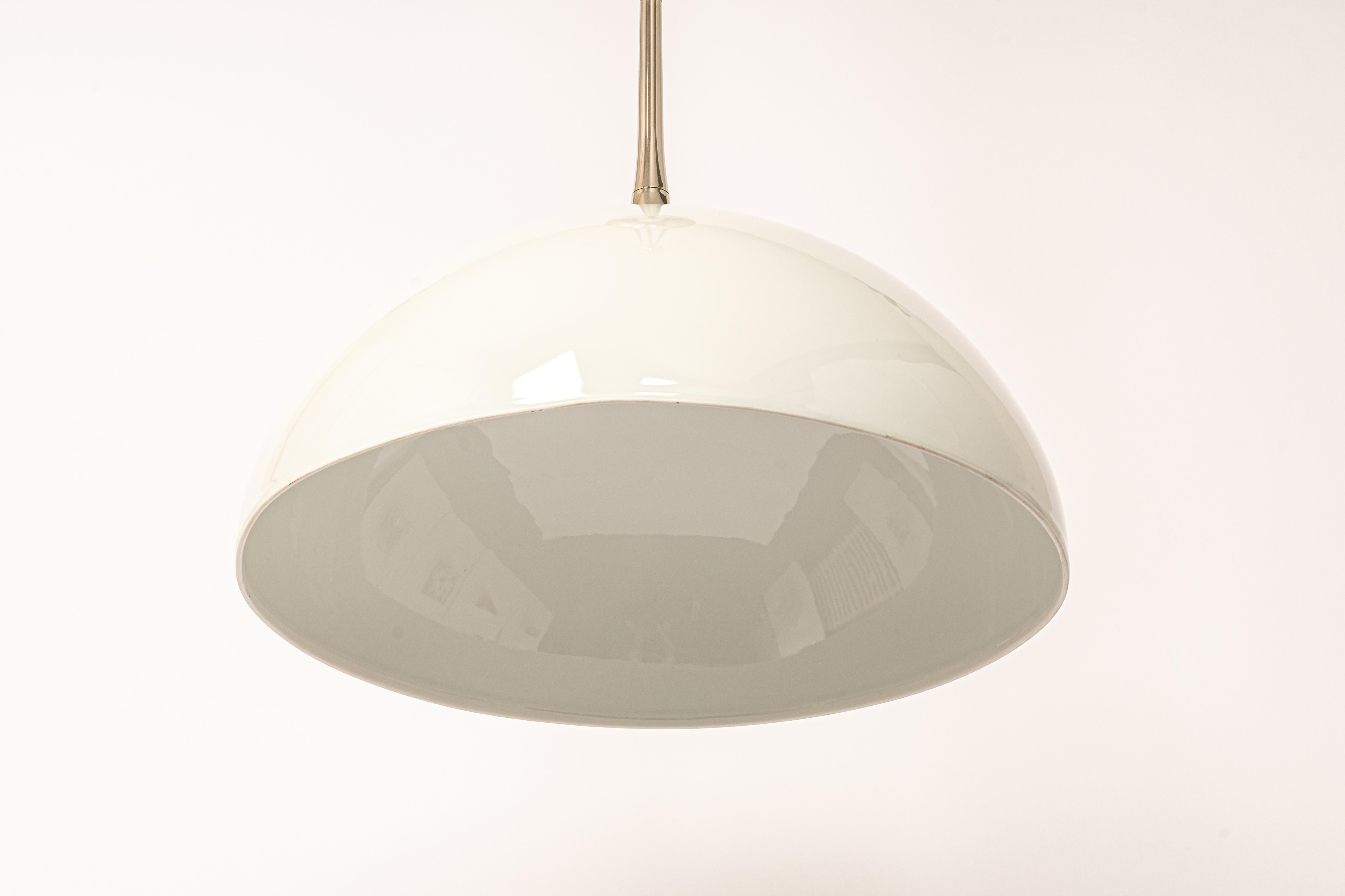 Large Adjustable Chrome Counterweight Pendant Light by Florian Schulz, Germany 5