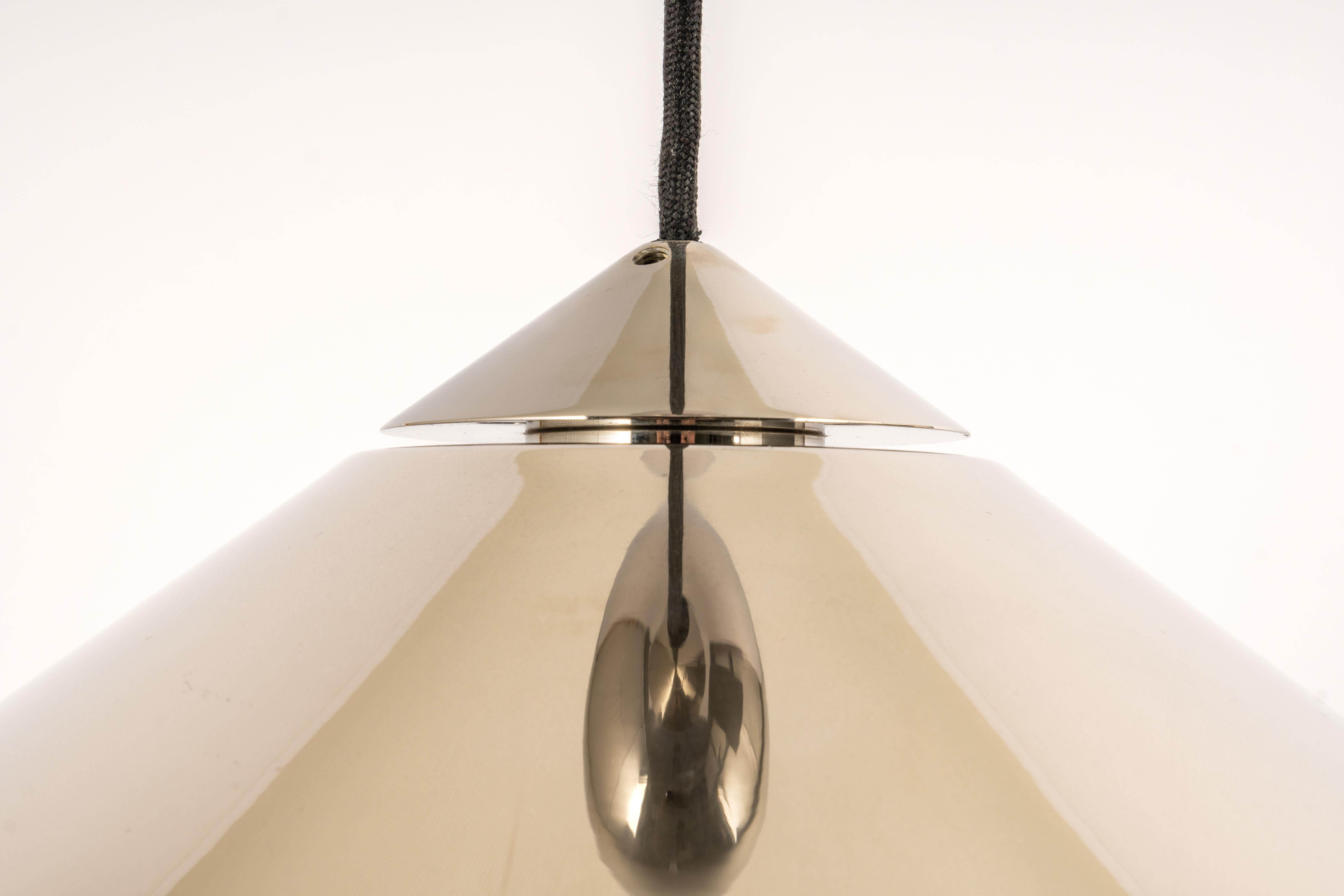 Large Adjustable Chrome Counterweight Pendant Light by Florian Schulz