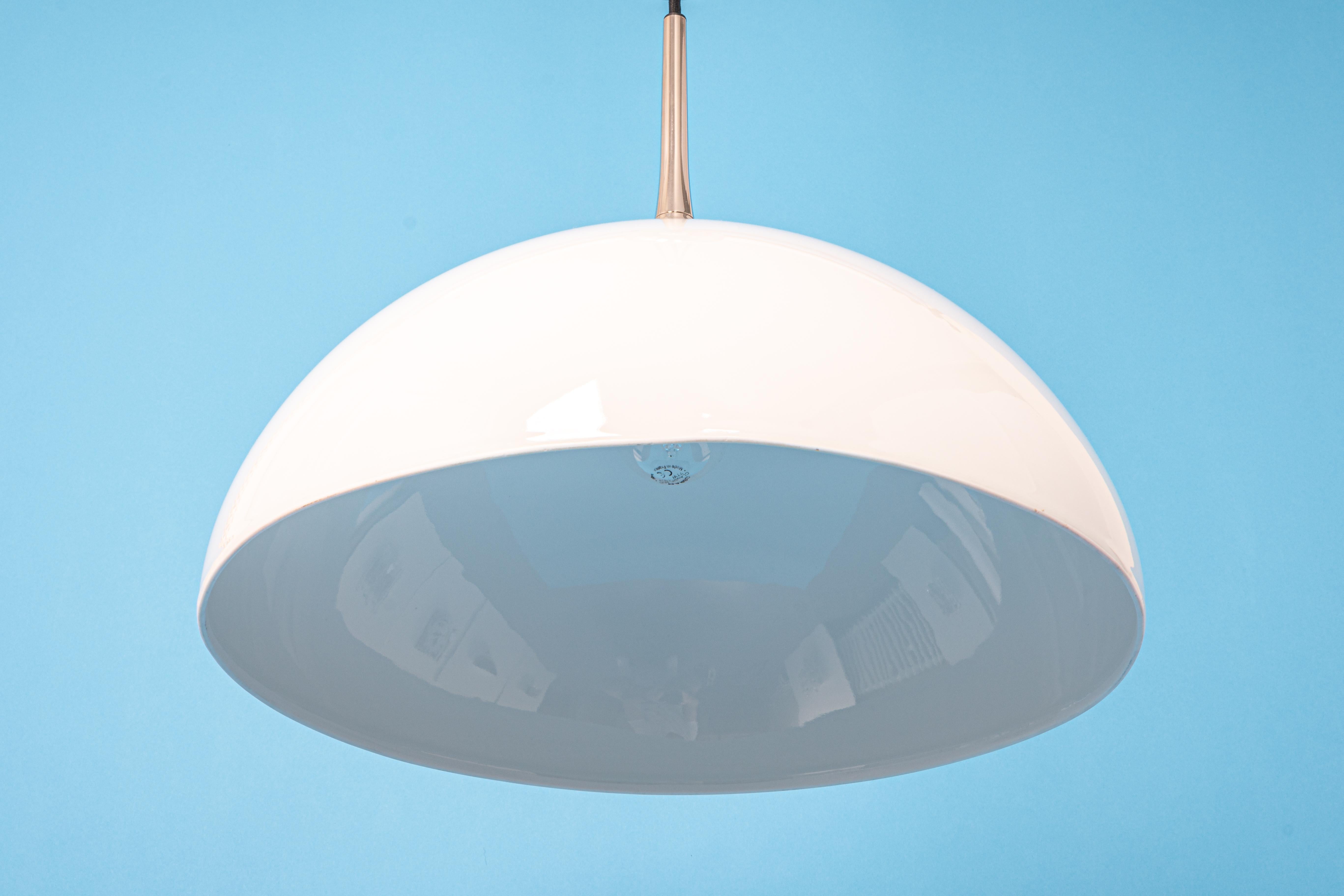 Large Adjustable Chrome Counterweight Pendant Light by Florian Schulz, Germany In Good Condition In Aachen, NRW
