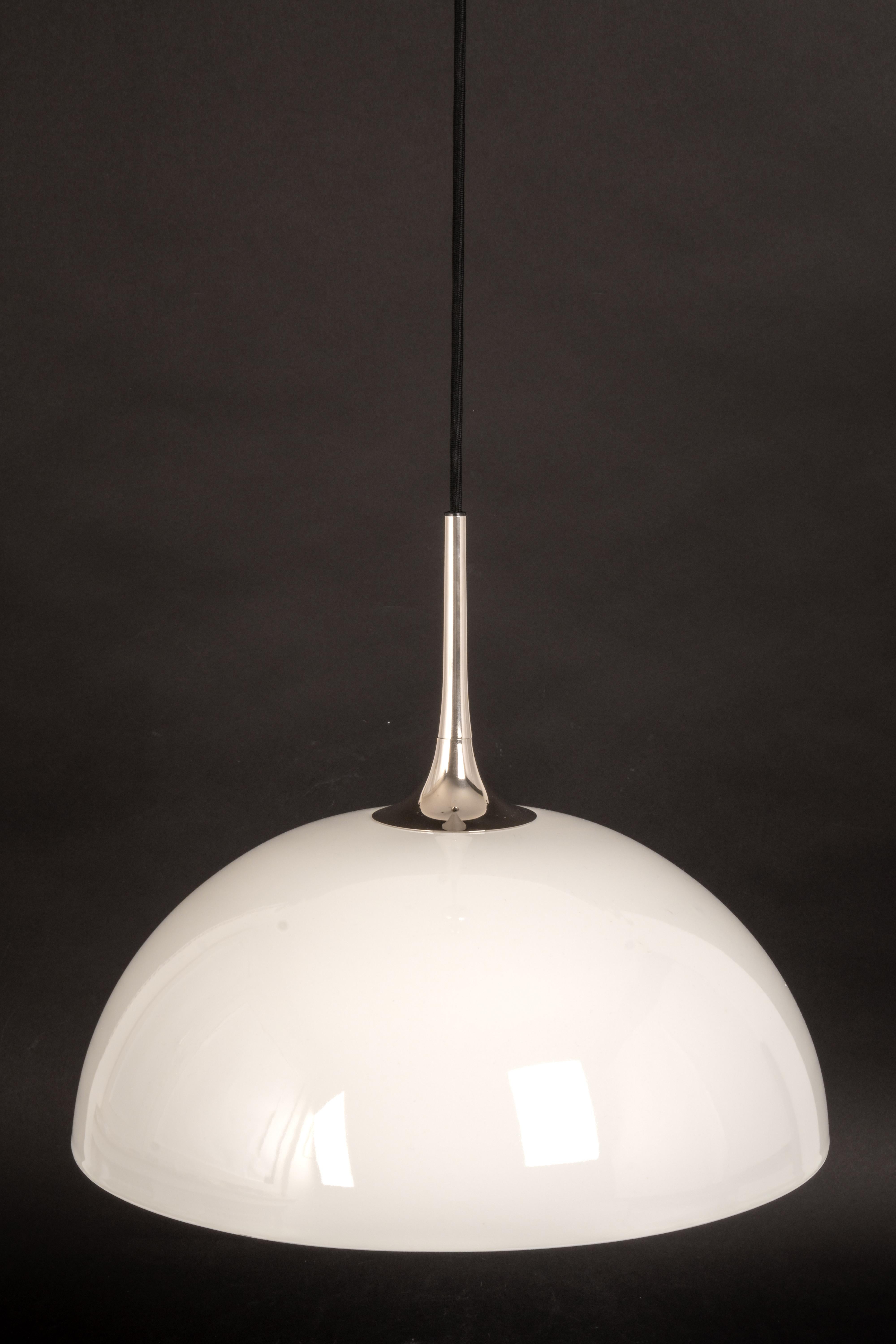 Large Adjustable Chrome Counterweight Pendant Light by Florian Schulz, Germany 2