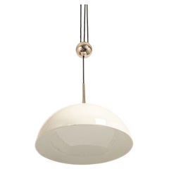 Large Adjustable Chrome Counterweight Pendant Light by Florian Schulz, Germany
