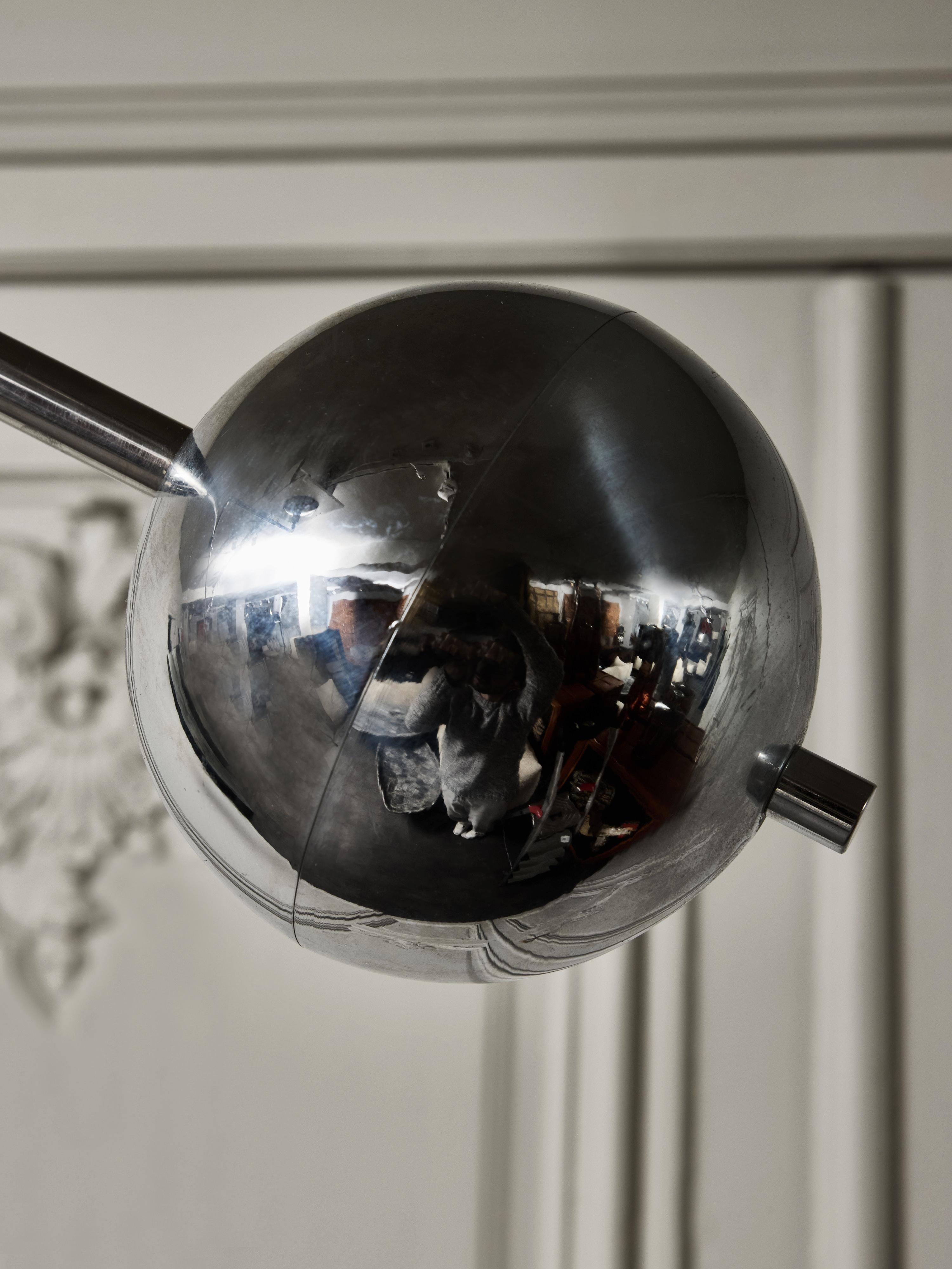 Large Adjustable Counterbalance Ceiling Lamp by Filvem Voghera For Sale 6