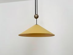Large Adjustable Pendant Lamp with Counterweight by Florian Schulz