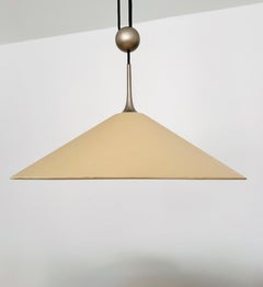 Large Adjustable Pendant Lamp with Counterweight by Florian Schulz