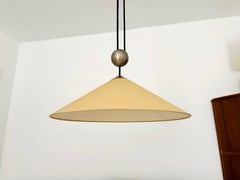 Large Adjustable Pendant Lamp with Counterweight by Florian Schulz
