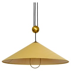 Large Adjustable Pendant Lamp with Counterweight by Florian Schulz