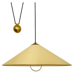 Large Adjustable Pendant Lamp with Counterweight by Florian Schulz