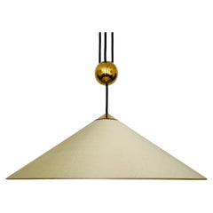 Large Adjustable Pendant Lamp with Counterweight by Florian Schulz