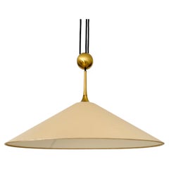 Large Adjustable Pendant Lamp with Counterweight by Florian Schulz