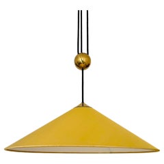 Large Adjustable Pendant Lamp with Counterweight by Florian Schulz