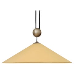 Large Adjustable Pendant Lamp with Counterweight by Florian Schulz