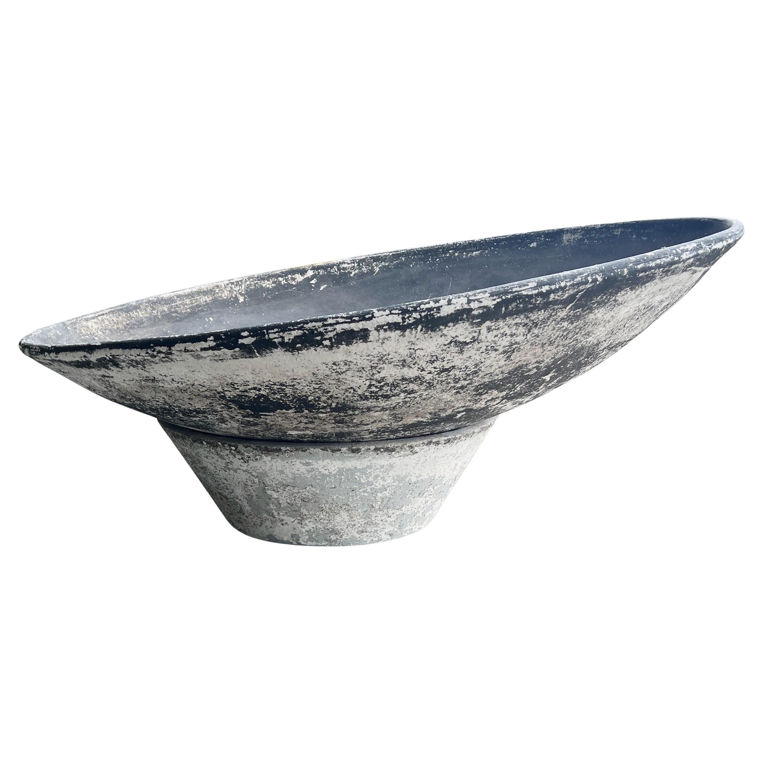 Large Adjustable Spindle Planter by Willy Guhl, Switzerland 1970s, Signed For Sale