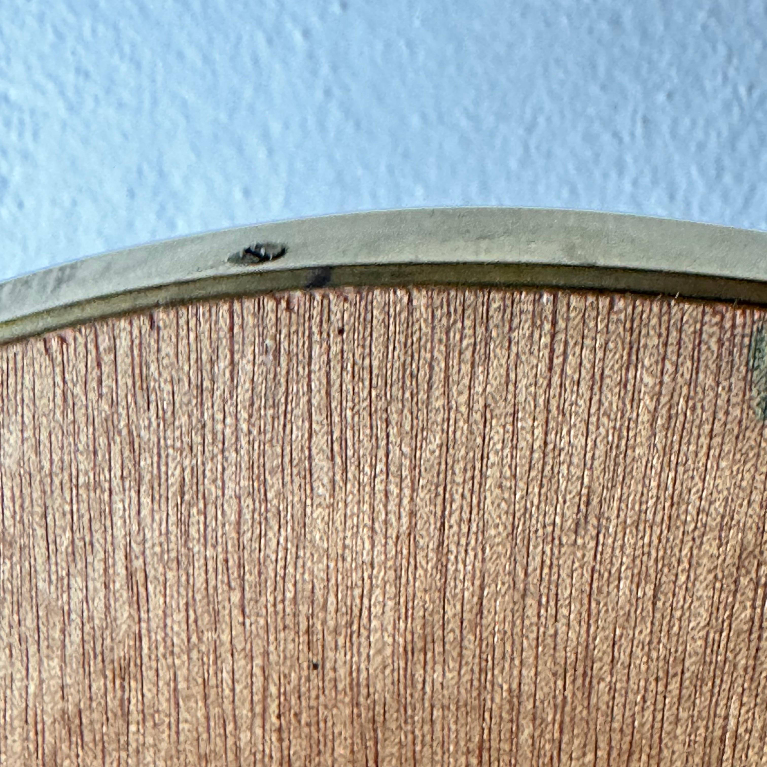 Grande specchio regolabile in ottone con base in marmo Portoro italiano, anni '60 in vendita 9