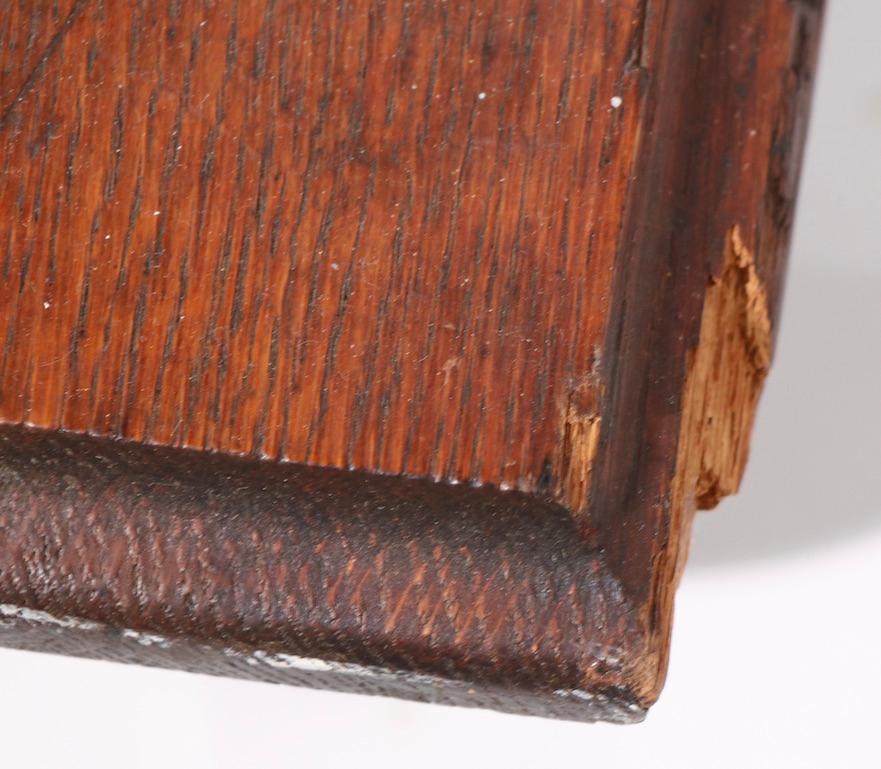19th Century Large Adjustable Victorian Oak Easel