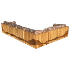 Large Adrian Pearsall Pencil Reed Sectional for Comfort Designs