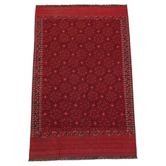 Large Afghan Persian Tabriz-Style Rug, 6 ft 5 in x 9 ft 10 in