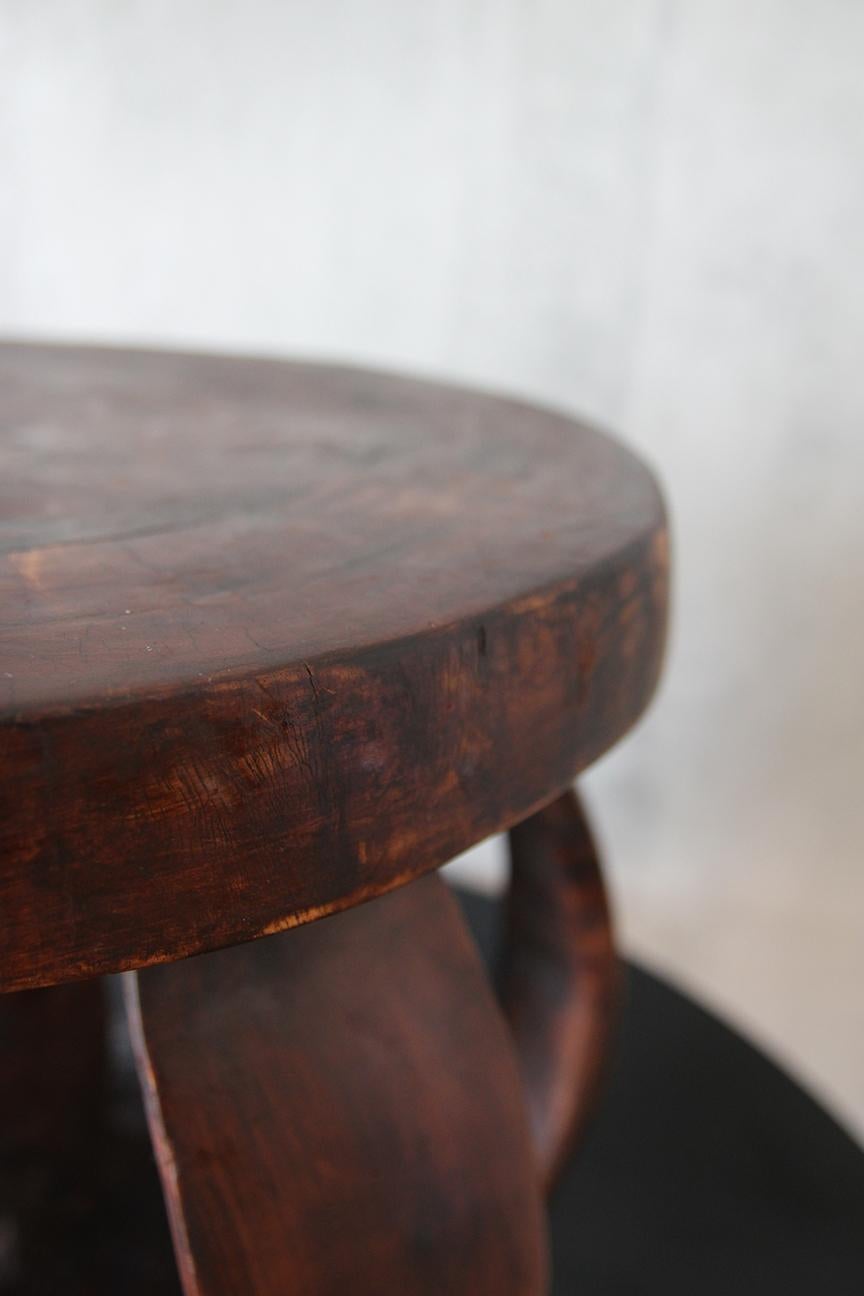 Large African Baga Stool / Side Table 1