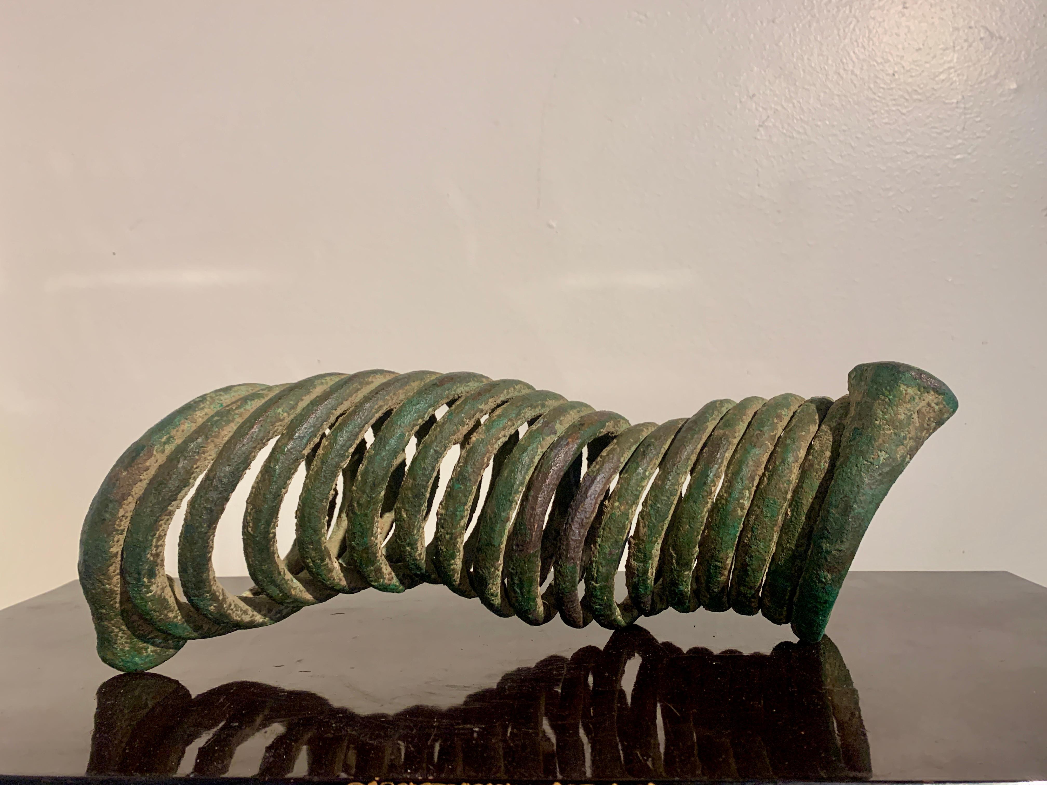 Large African Igbo Coiled Copper Manilla Currency, Early 20th Century, Nigeria 2