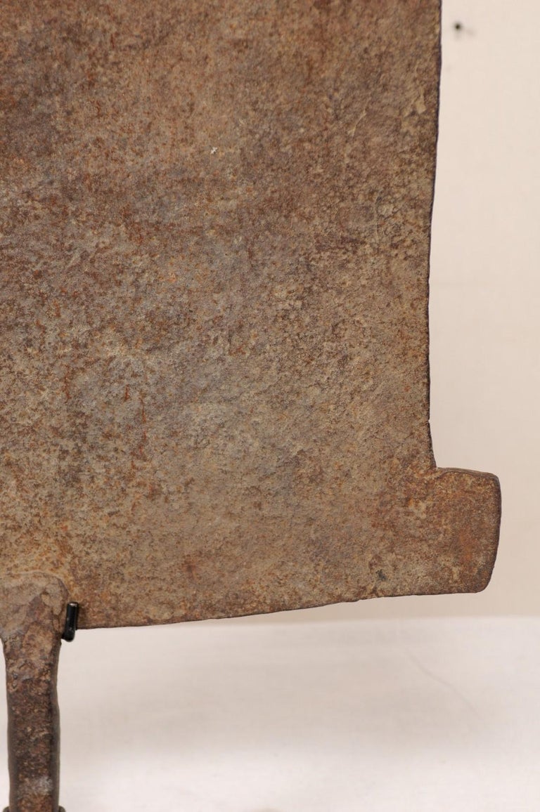 Large African Iron "Shovel" Money Currency from the Early 20th Century