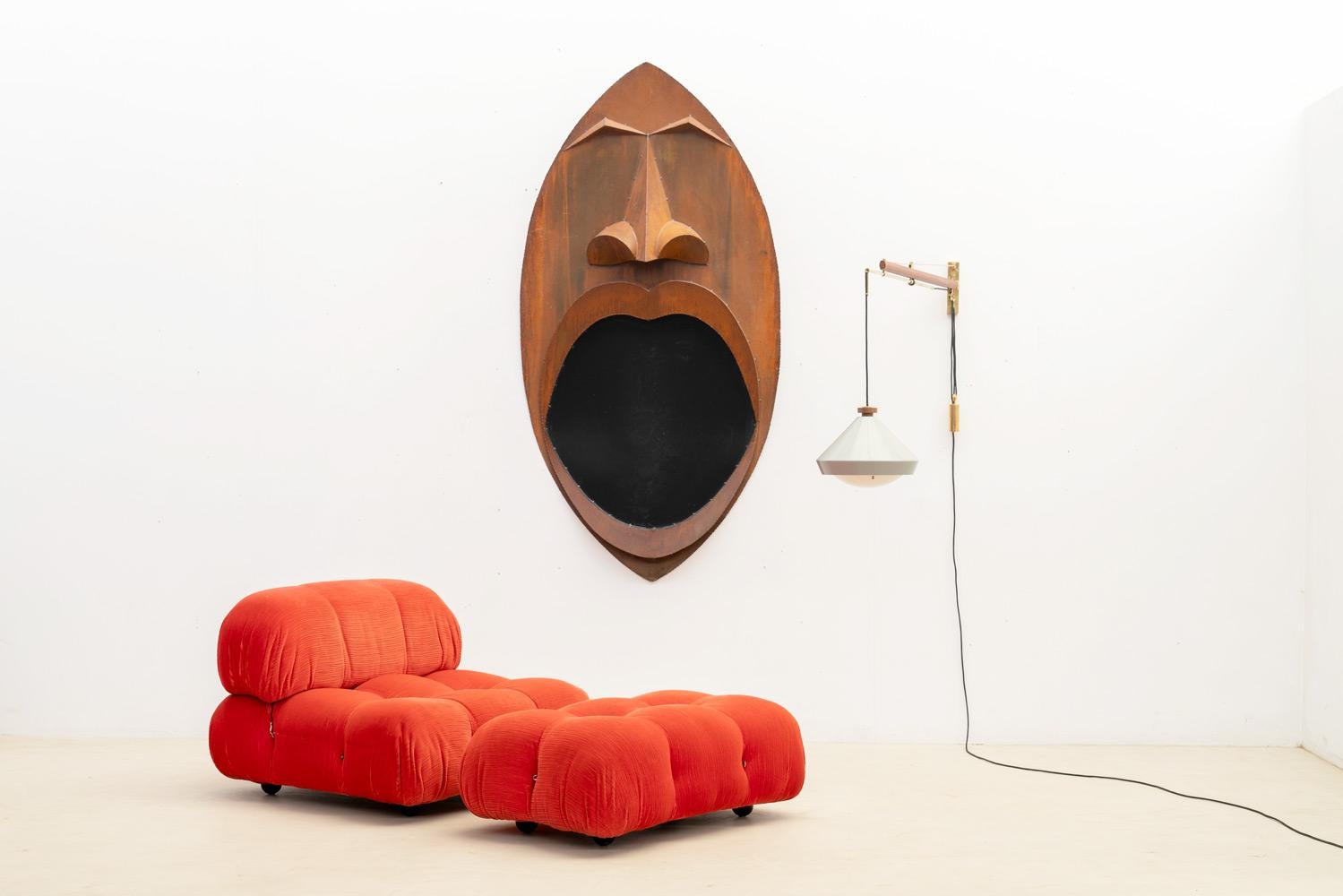 Große Maske im afrikanischen Stil im Angebot 2