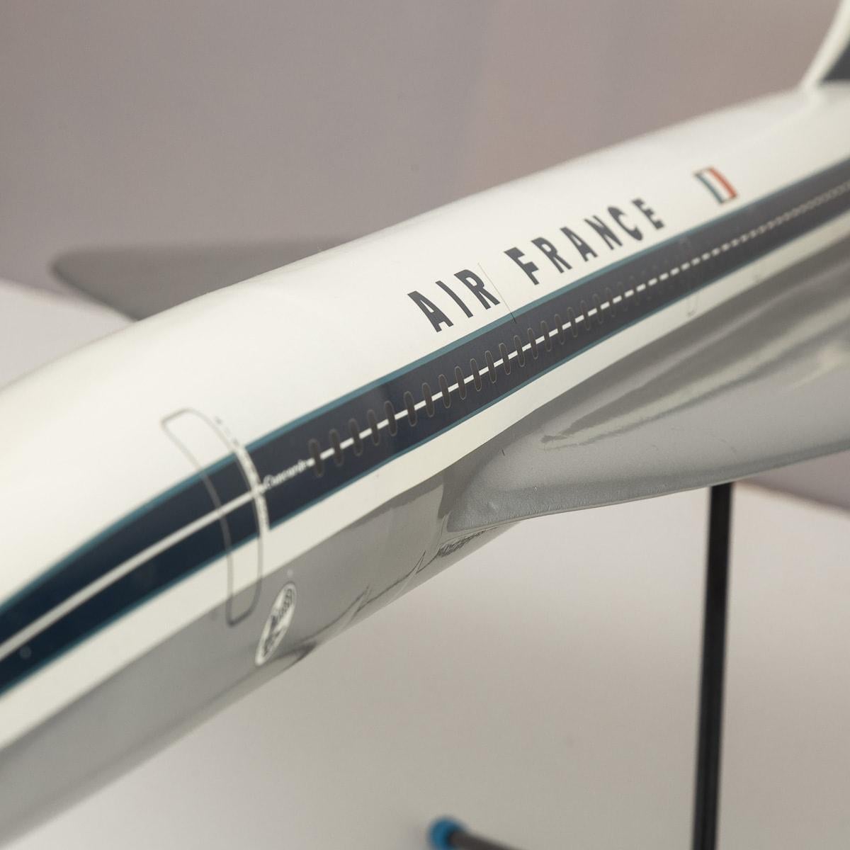 Large Air France Concorde Model Made by Skyland Models, England, C.1990 8