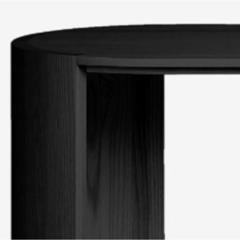 Finnish Large, Airisto Work Desk, Stained Black by Made by Choice