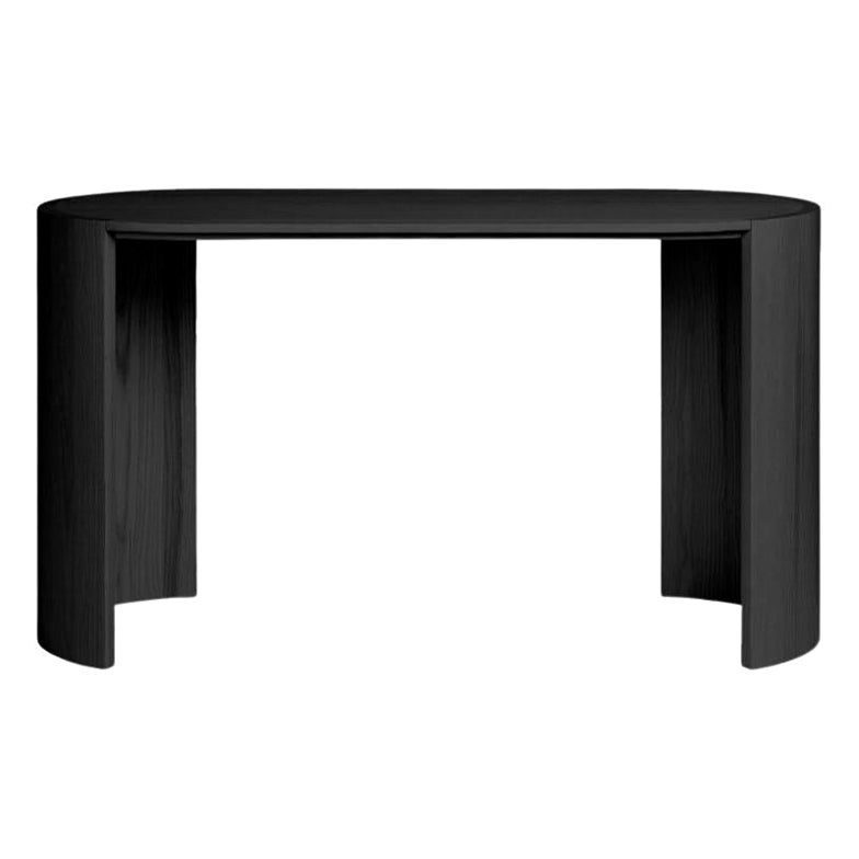 Large, Airisto Work Desk, Stained Black by Made by Choice