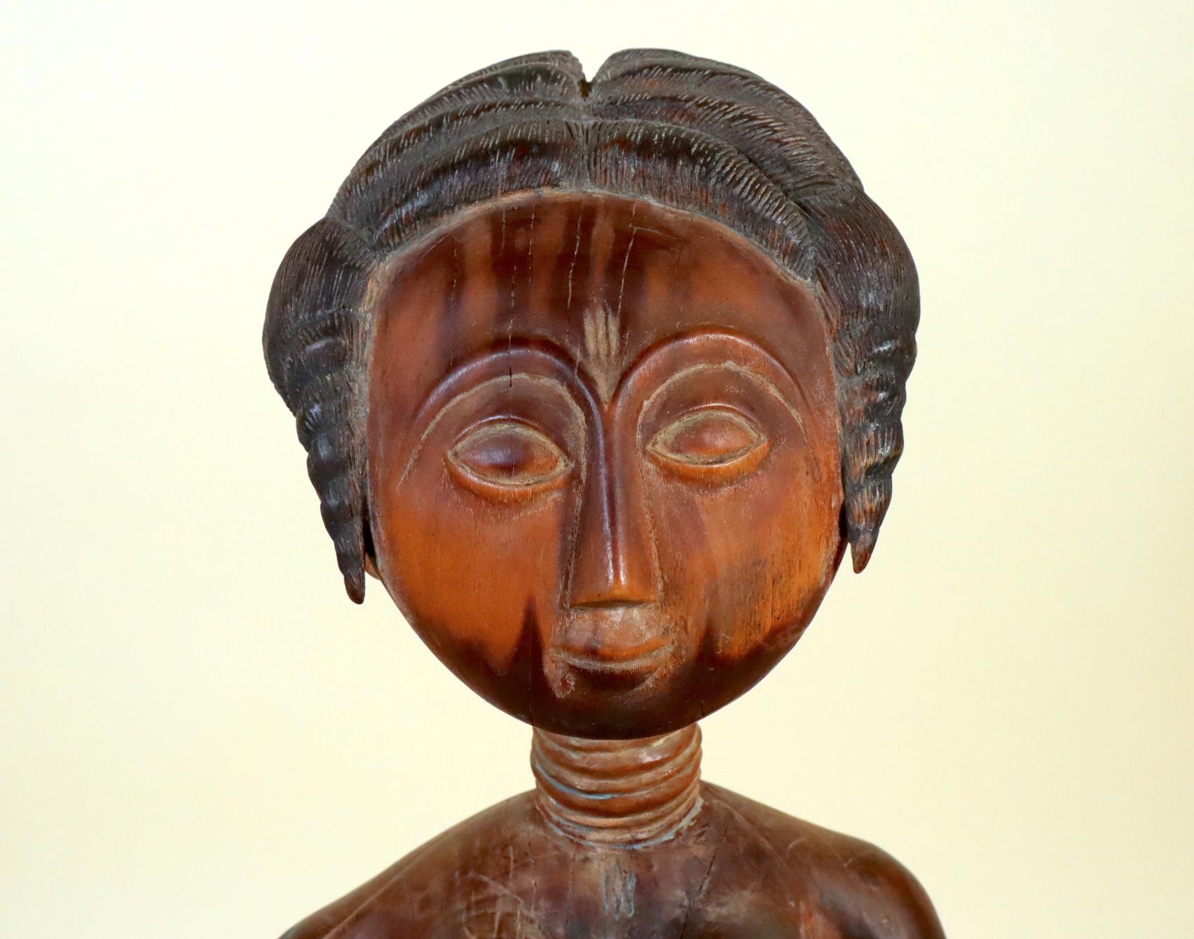 20th Century Large Akan Ashanti 'Asante' or Fante Ghana Queen Mother Maternity from Shrine For Sale
