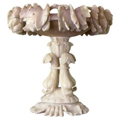 Large alabaster bowl, Italy, circa 1900