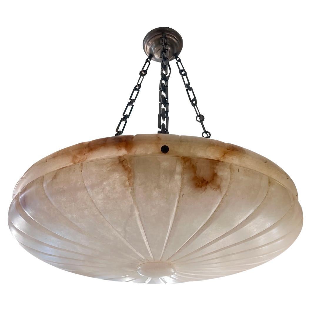 Large Alabaster Fixture For Sale