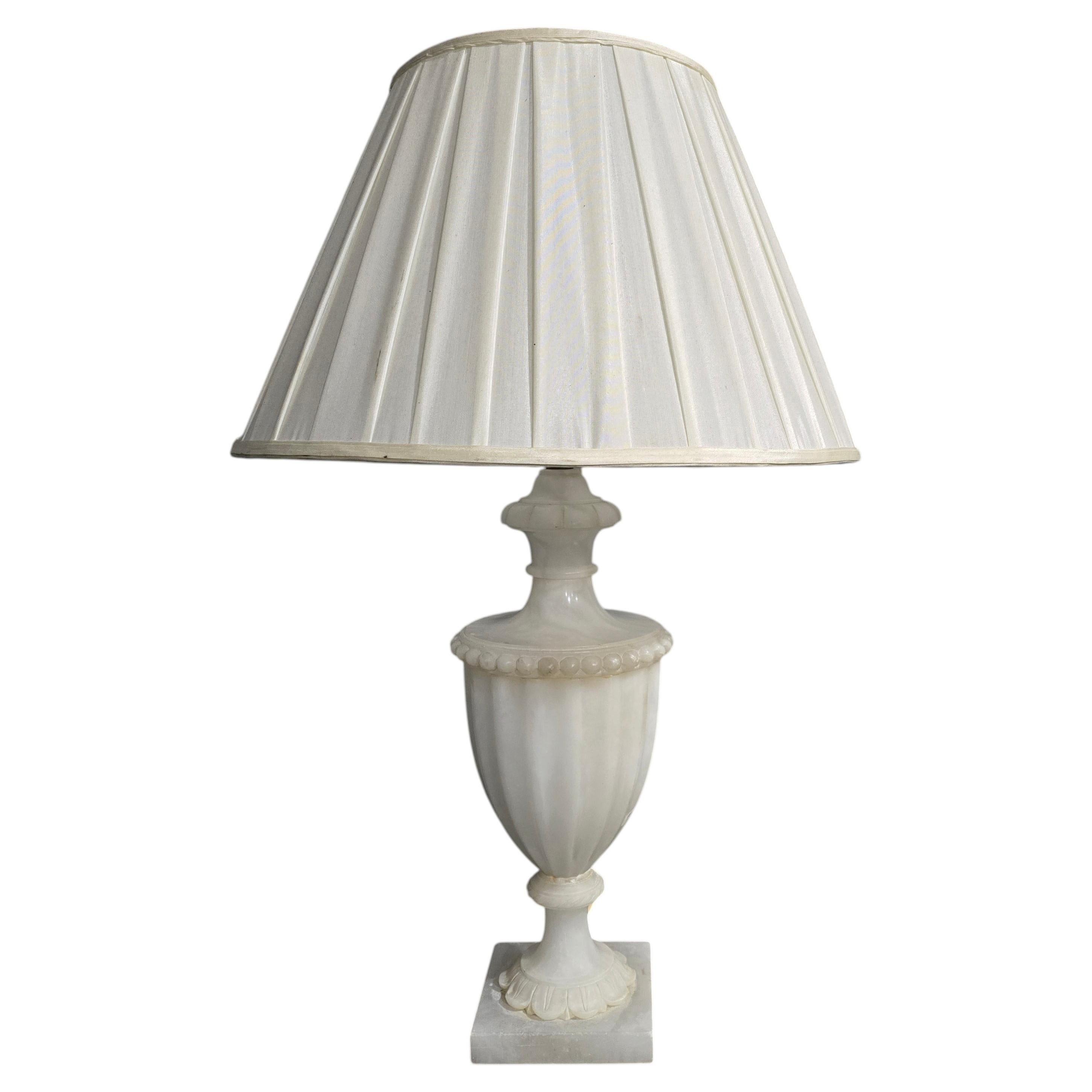 Large Alabaster Table Lamp