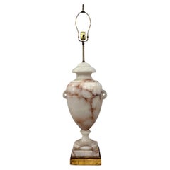Große Alabaster-Tischlampe