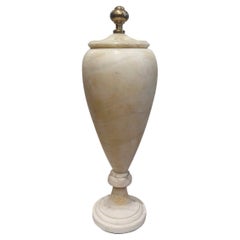 Große Alabaster Urnenlampe