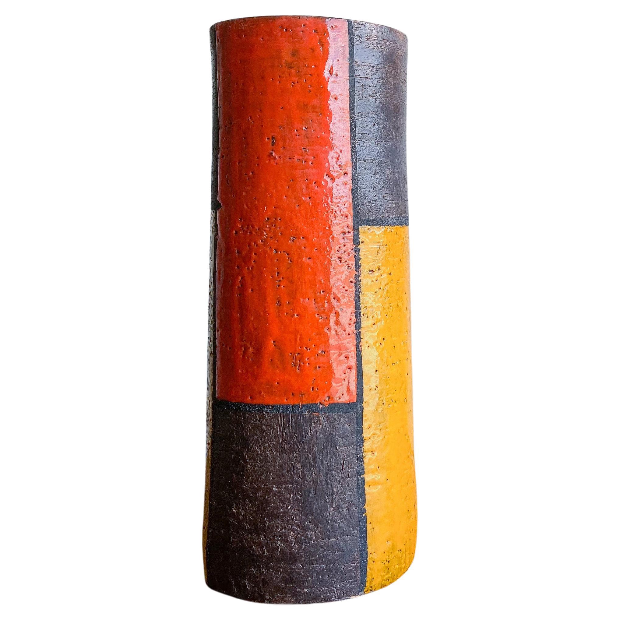 Large Aldo Londi for Bitossi Italian Modern Vase