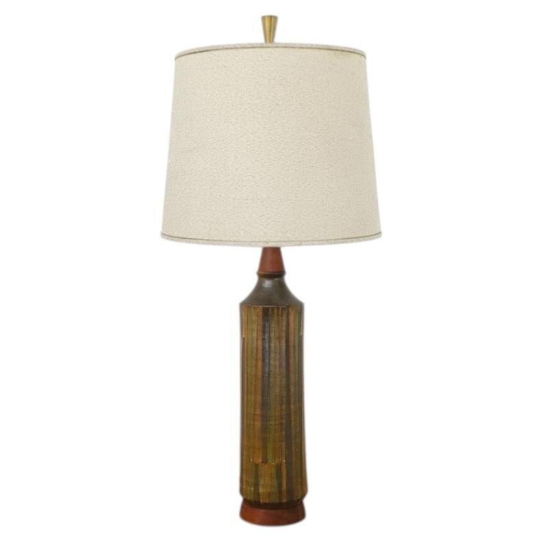 Aldo Londi Milano Moderno Table Lamp by Bitossi, Ceramic, 1960s, Italy