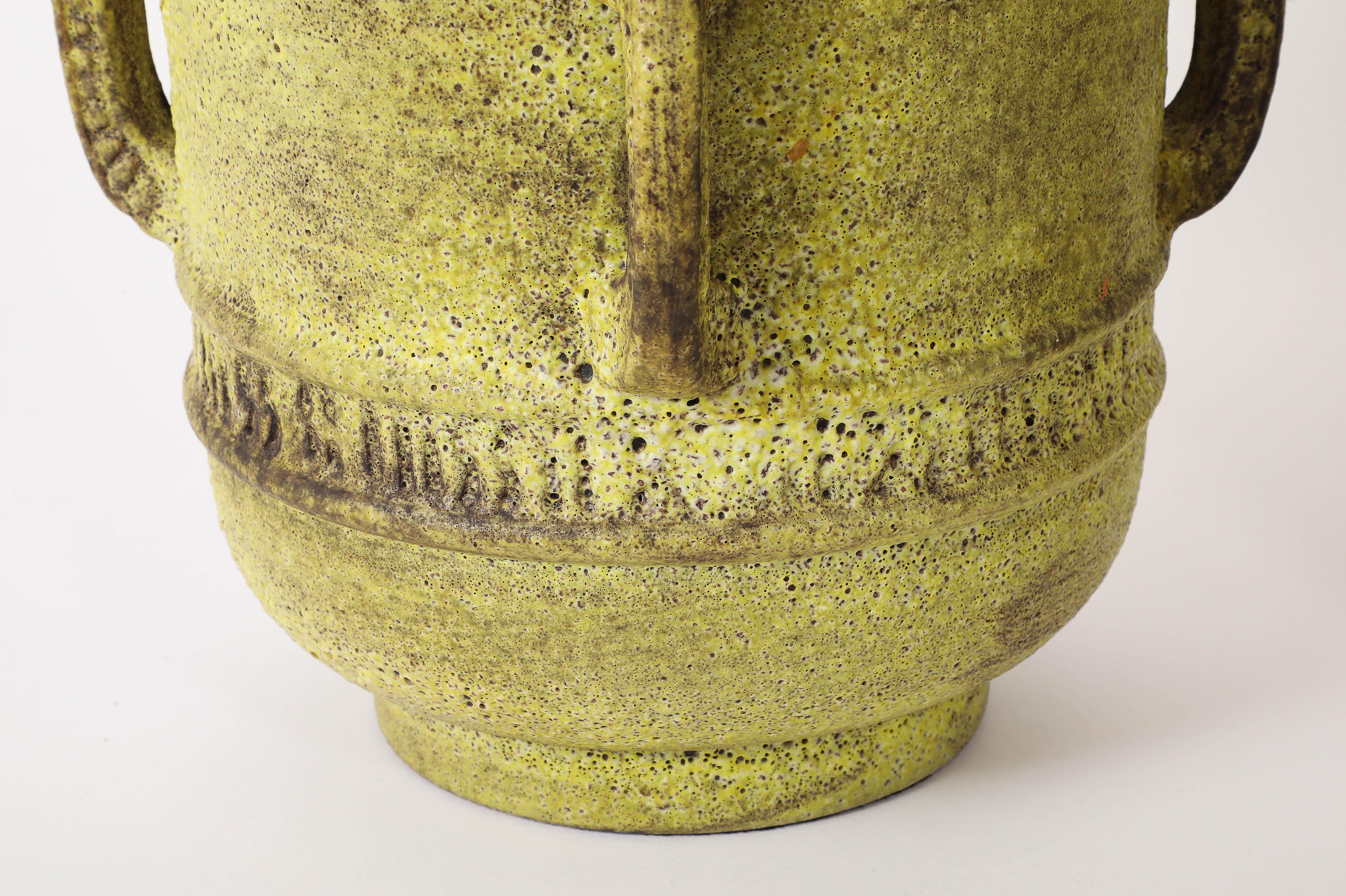 Large Aldo Londi Pottery Studio Lamps, Italy 1960's For Sale 4