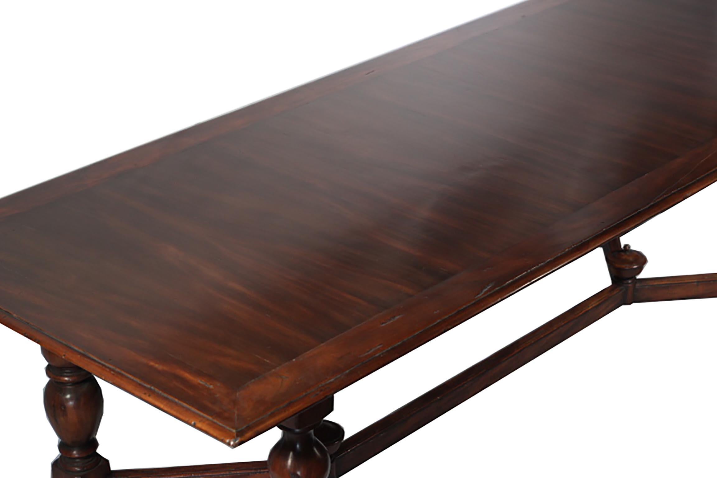 Rustic Large Alfonso Marina Handcrafted Dining Table, circa 2003