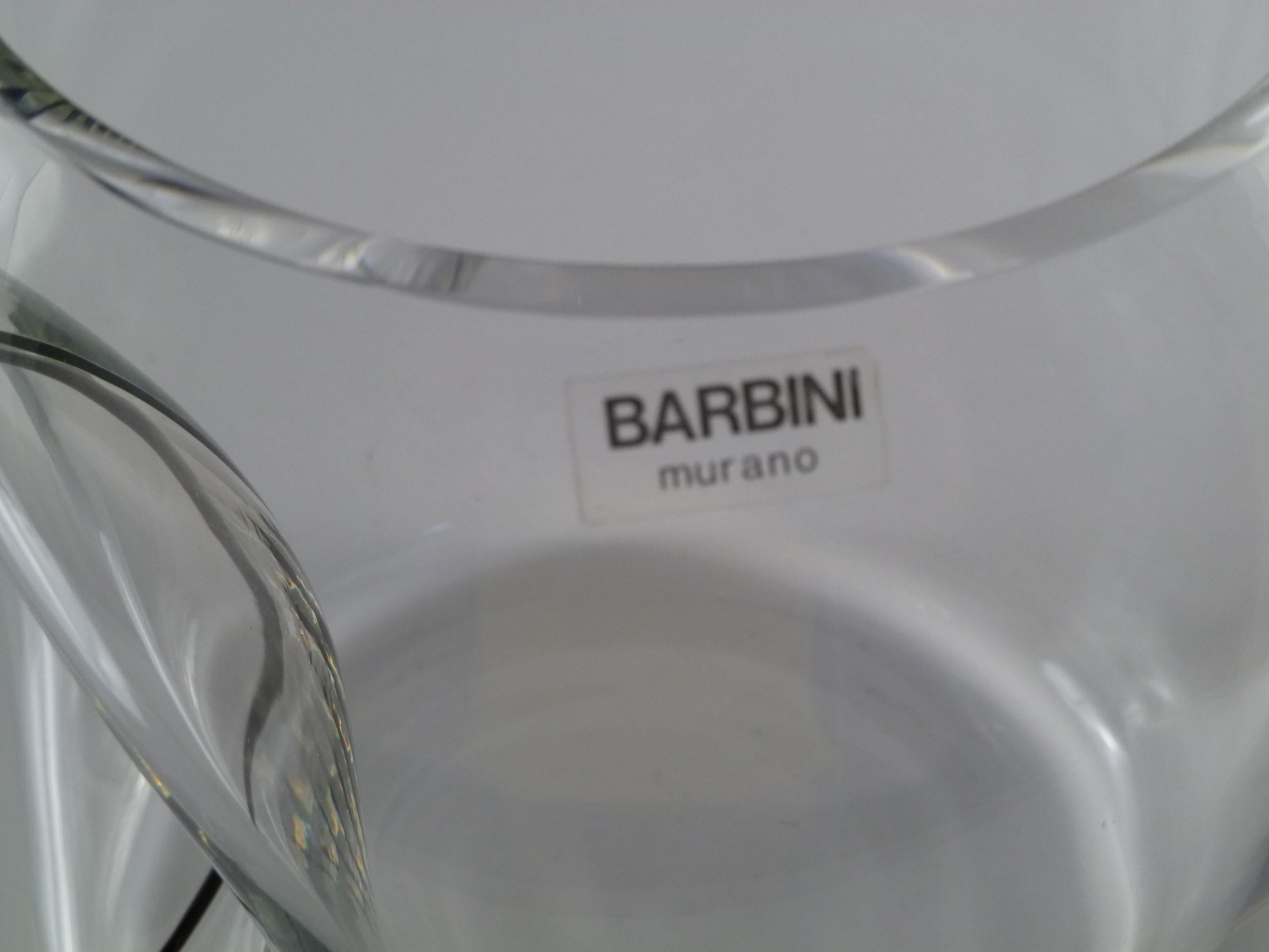 barbini murano vase